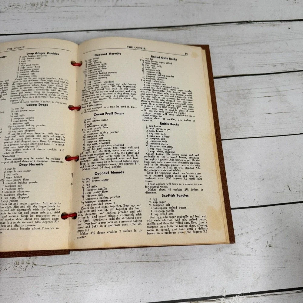 The Cookie Book Nellie Watts 1939 Cookbook Delectable Dainties Culinary Arts